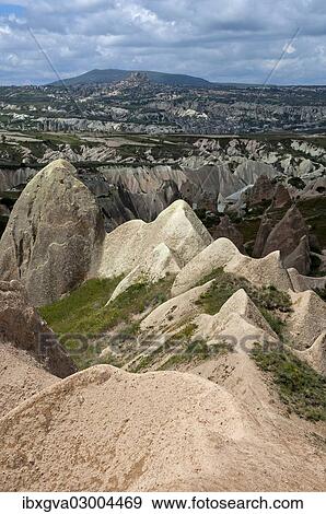 "Rugged landscape with weathered tuff formations, Rose Valley, Goreme National Park, Cappadocia, Nevsehir Province, Central Anatolia Region, Turkey, Asia" View Large Photo Image Stock Photo - "Rugged landscape with weathered tuff formations, Rose Valley, Goreme National Park, Cappadocia, Nevsehir Province, Central Anatolia Region, Turkey, Asia". Fotosearch