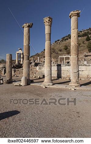 "Ruins of ancient Ephesus, Selcuk, Turkey, Asia" View Large Photo Image Stock Photo - "Ruins of ancient Ephesus, Selcuk, Turkey, Asia". Fotosearch