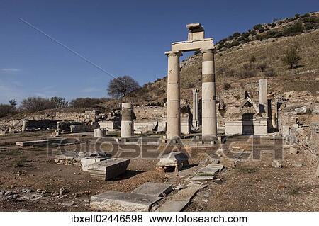"Ruins of ancient Ephesus, Selcuk, Turkey, Asia" View Large Photo Image Stock Photo - "Ruins of ancient Ephesus, Selcuk, Turkey, Asia". Fotosearch
