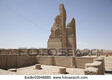 Stock Photography - "Ruins of Dehistan near Balkanabat, Silk Route, Balkan Province, Turkmenistan, Asia". Fotosearch