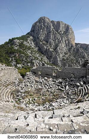 "Ruins of the amphitheatre, ancient city, Termessos, Antalya Province, Turkey, Asia" View Large Photo Image Stock Image - "Ruins of the amphitheatre, ancient city, Termessos, Antalya Province, Turkey, Asia". Fotosearch