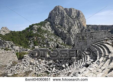 "Ruins of the amphitheatre, ancient city, Termessos, Antalya Province, Turkey, Asia" View Large Photo Image Stock Image - "Ruins of the amphitheatre, ancient city, Termessos, Antalya Province, Turkey, Asia". Fotosearch