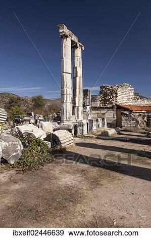 "Ruins of the ancient city of Aphrodisias, current city of Geyre, Turkey, Asia" View Large Photo Image Stock Photo - "Ruins of the ancient city of Aphrodisias, current city of Geyre, Turkey, Asia". Fotosearch
