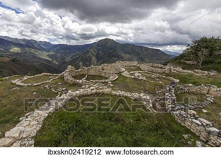 "Ruins of the mountain fortress of Kuelap, Chachapoyas, Peru, South America" View Large Photo Image Stock Image - "Ruins of the mountain fortress of Kuelap, Chachapoyas, Peru, South America". Fotosearch