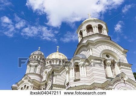 "Russian Orthodox Church, Nativity Cathedral, Kristus Piedzimsanas pareizticigo Cathedral, Riga, Latvia, Europe" View Large Photo Image Stock Image - "Russian Orthodox Church, Nativity Cathedral, Kristus Piedzimsanas pareizticigo Cathedral, Riga, Latvia, Europe". Fotosearch