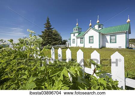 "Russian Orthodox church of The Transfiguration of Our Lord, Ninilchik, Kenai, Alaska, United States, North America" View Large Photo Image Picture - "Russian Orthodox church of The Transfiguration of Our Lord, Ninilchik, Kenai, Alaska, United States, North America". Fotosearch