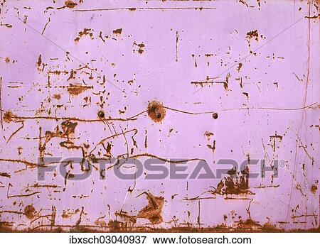 Rusty structures on a pink sheet of iron View Large Photo Image Stock Photo - Rusty structures on a pink sheet of iron. Fotosearch