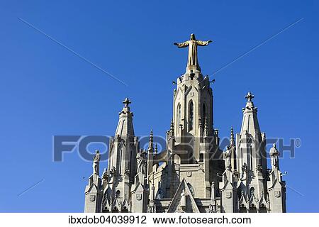 "Sagrat Cor Church, Tibidabo, Barcelona,? Çï? ÇïCatalonia, Spain, Europe" View Large Photo Image Stock Image - "Sagrat Cor Church, Tibidabo, Barcelona,? Çï? ÇïCatalonia, Spain, Europe". Fotosearch