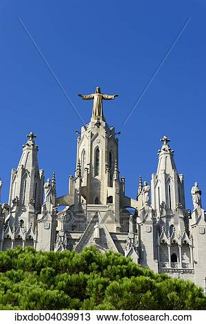 "Sagrat Cor Church, Tibidabo, Barcelona,? Çï? ÇïCatalonia, Spain, Europe" View Large Photo Image Stock Image - "Sagrat Cor Church, Tibidabo, Barcelona,? Çï? ÇïCatalonia, Spain, Europe". Fotosearch