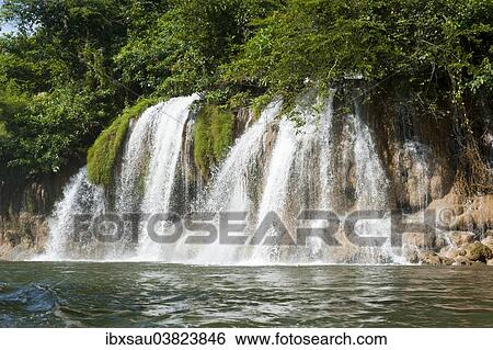 "Sai Yok Yai Waterfall in the jungle, rain forest, Sai Yok National Park, Kanchanaburi Province, Central Thailand, Thailand, Asia" View Large Photo Image Stock Photograph - "Sai Yok Yai Waterfall in the jungle, rain forest, Sai Yok National Park, Kanchanaburi Province, Central Thailand, Thailand, Asia". Fotosearch