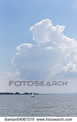 "Sailboat on Lake Neusiedl, Northern Burgenland, Burgenland, Austria, Europe" View Large Photo Image Stock Photo - "Sailboat on Lake Neusiedl, Northern Burgenland, Burgenland, Austria, Europe". Fotosearch