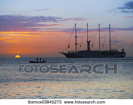"Sailing cruise ship Wind Star of Windstar Cruises, Soufriere region, Saint Lucia, Windward Islands, Lesser Antilles, North America" View Large Photo Image Stock Image - "Sailing cruise ship Wind Star of Windstar Cruises, Soufriere region, Saint Lucia, Windward Islands, Lesser Antilles, North America". Fotosearch