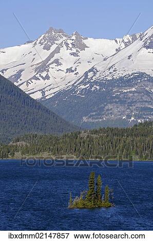 "Saint Mary's Glacier Lake with Wild Goose Island, Glacier National Park, Rocky Mountains, Montana, USA" View Large Photo Image Stock Photo - "Saint Mary's Glacier Lake with Wild Goose Island, Glacier National Park, Rocky Mountains, Montana, USA". Fotosearch