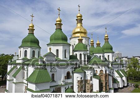 "Saint Sophia Cathedral, Sofiyskyi sobor, or sobor Svyatoi Sofii, Kiev, Ukraine, Europe" View Large Photo Image Stock Image - "Saint Sophia Cathedral, Sofiyskyi sobor, or sobor Svyatoi Sofii, Kiev, Ukraine, Europe". Fotosearch