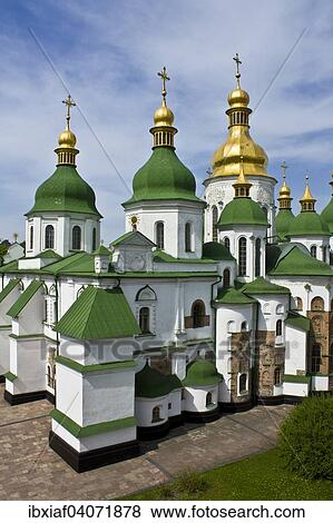 "Saint Sophia Cathedral, Sofiyskyi sobor, or sobor Svyatoi Sofii, Kiev, Ukraine, Europe" View Large Photo Image Stock Photo - "Saint Sophia Cathedral, Sofiyskyi sobor, or sobor Svyatoi Sofii, Kiev, Ukraine, Europe". Fotosearch