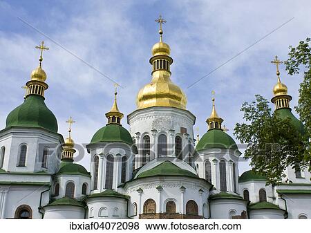 "Saint Sophia Cathedral, Sofiyskyi sobor, or sobor Svyatoi Sofii, Kiev, Ukraine, Europe" View Large Photo Image Stock Photo - "Saint Sophia Cathedral, Sofiyskyi sobor, or sobor Svyatoi Sofii, Kiev, Ukraine, Europe". Fotosearch