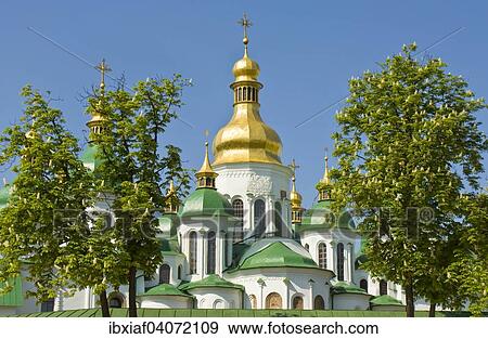 "Saint Sophia Cathedral, Sofiyskyi sobor, or sobor Svyatoi Sofii, Kiev, Ukraine, Europe" View Large Photo Image Stock Photo - "Saint Sophia Cathedral, Sofiyskyi sobor, or sobor Svyatoi Sofii, Kiev, Ukraine, Europe". Fotosearch
