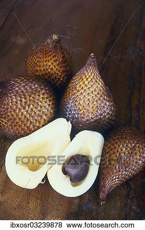 Stock Photo - "Salaks or snake fruit, fruit of the Salak palm, Ubud, Bali, Indonesia, Asia". Fotosearch