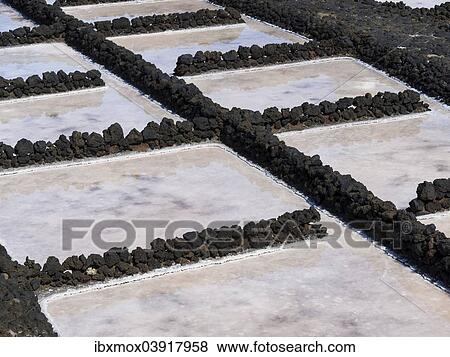 "Salt production, Teneguia salt pans, Punta de Fuencaliente southern cape, La Palma, Canary Islands, Spain, Europe" View Large Photo Image Stock Photo - "Salt production, Teneguia salt pans, Punta de Fuencaliente southern cape, La Palma, Canary Islands, Spain, Europe". Fotosearch