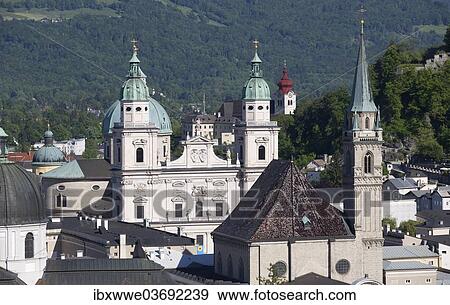 "Salzburg Cathedral, Salzburg, Austria, Europe" View Large Photo Image Stock Photo - "Salzburg Cathedral, Salzburg, Austria, Europe". Fotosearch