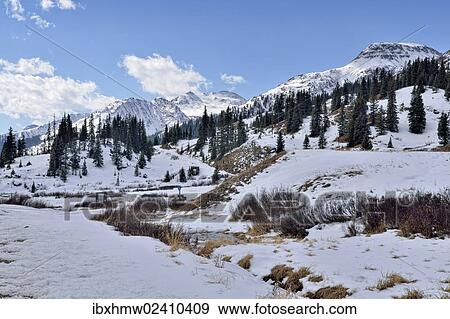Stock Photo - "San Juan Mountains, Highway 550, Colorado, USA". Fotosearch