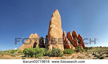 "Sand Dune Arch, stone columns of red sandstone formed by erosion, Arches-Nationalpark, near Moab, Utah, United States, North America" View Large Photo Image Stock Photograph - "Sand Dune Arch, stone columns of red sandstone formed by erosion, Arches-Nationalpark, near Moab, Utah, United States, North America". Fotosearch