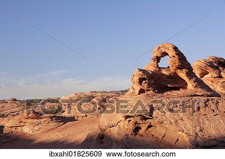 Stock Photo - "Sandstone arch at Water Holes Canyon, Utah, USA". Fotosearch