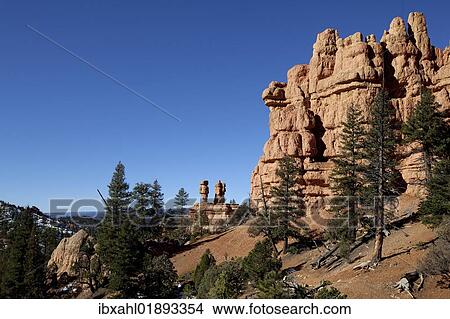 "Sandstone cliffs, Red Canyon State Park, Utah, USA" View Large Photo Image Picture - "Sandstone cliffs, Red Canyon State Park, Utah, USA". Fotosearch