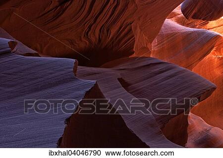 "Sandstone formations in Lower Antelope Canyon, Slot Canyon, Page, Arizona, United States, North America" View Large Photo Image Stock Image - "Sandstone formations in Lower Antelope Canyon, Slot Canyon, Page, Arizona, United States, North America". Fotosearch