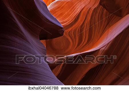 "Sandstone formations in Lower Antelope Canyon, Slot Canyon, Page, Arizona, United States, North America" View Large Photo Image Stock Photo - "Sandstone formations in Lower Antelope Canyon, Slot Canyon, Page, Arizona, United States, North America". Fotosearch