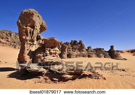 "Sandstone rock formation near Tin Merzouga, Tadrart, Tassili n'Ajjer National Park, Unesco World Heritage Site, Algeria, Sahara, North Africa, Africa" View Large Photo Image Stock Photo - "Sandstone rock formation near Tin Merzouga, Tadrart, Tassili n'Ajjer National Park, Unesco World Heritage Site, Algeria, Sahara, North Africa, Africa". Fotosearch