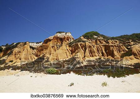 "Sandstone rocks eroded by wind and rain, beach, Atlantic coast, near Melides, Portugal, Europe" View Large Photo Image Stock Photo - "Sandstone rocks eroded by wind and rain, beach, Atlantic coast, near Melides, Portugal, Europe". Fotosearch
