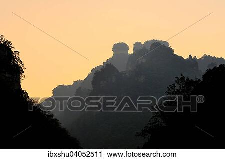 "Sandstone rocks in Zhangjiajie National Forest Park, Hunan Province, China, Asia" View Large Photo Image Stock Image - "Sandstone rocks in Zhangjiajie National Forest Park, Hunan Province, China, Asia". Fotosearch