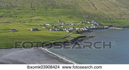 "Sandvik, the northernmost village on Suouroy, Faroe Islands, Denmark, Europe" View Large Photo Image Picture - "Sandvik, the northernmost village on Suouroy, Faroe Islands, Denmark, Europe". Fotosearch
