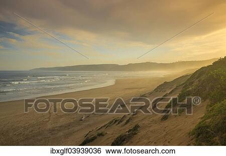 "Sandy beach, coast, Indian Ocean, Wilderness, Western Cape, South Africa, Africa" View Large Photo Image Stock Photograph - "Sandy beach, coast, Indian Ocean, Wilderness, Western Cape, South Africa, Africa". Fotosearch
