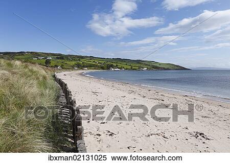 "Sandy beach in Cushendun, County Antrim, Northern Ireland, Ireland, Great Britain, Europe" View Large Photo Image Stock Photography - "Sandy beach in Cushendun, County Antrim, Northern Ireland, Ireland, Great Britain, Europe". Fotosearch