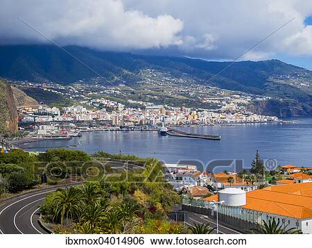 Stock Photograph - "Santa Cruz de la Palma, La Palma, Canary Islands, Spain, Europe". Fotosearch