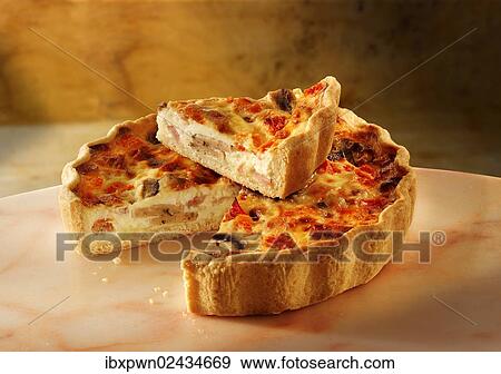 Sausage Quiche View Large Photo Image Stock Photo - Sausage Quiche. Fotosearch