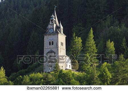 Stock Image - "Schichtturm tower, Eisenerz, Upper Styria, Styria, Austria, Europe, PublicGround, Europe". Fotosearch