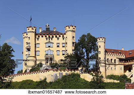 "Schloss Hohenschwangau Castle, Ostallgaeu, Allgaeu, Schwaben, Bavaria, Germany, Europe" View Large Photo Image Stock Photo - "Schloss Hohenschwangau Castle, Ostallgaeu, Allgaeu, Schwaben, Bavaria, Germany, Europe". Fotosearch