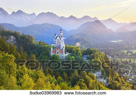 "Schloss Neuschwanstein Castle, Schwangau, Ostallgau, Allgau, Swabia, Bavaria, Germany, Europe" View Large Photo Image Stock Image - "Schloss Neuschwanstein Castle, Schwangau, Ostallgau, Allgau, Swabia, Bavaria, Germany, Europe". Fotosearch