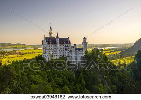 "Schloss Neuschwanstein Castle, Schwangau, Ostallgau, Allgau, Swabia, Bavaria, Germany, Europe" View Large Photo Image Stock Image - "Schloss Neuschwanstein Castle, Schwangau, Ostallgau, Allgau, Swabia, Bavaria, Germany, Europe". Fotosearch
