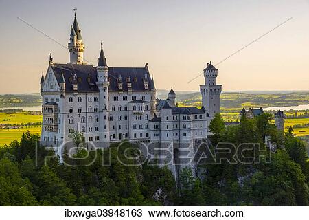"Schloss Neuschwanstein Castle, Schwangau, Ostallgau, Allgau, Swabia, Bavaria, Germany, Europe" View Large Photo Image Stock Image - "Schloss Neuschwanstein Castle, Schwangau, Ostallgau, Allgau, Swabia, Bavaria, Germany, Europe". Fotosearch