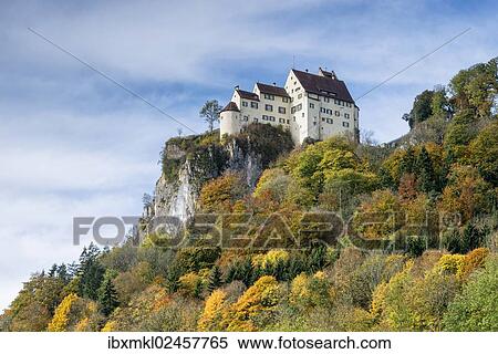 "Schloss Werenwag Castle on a cliff in the Upper Danube Valley, Baden-Wuerttemberg, Germany, Europe" View Large Photo Image Stock Photography - "Schloss Werenwag Castle on a cliff in the Upper Danube Valley, Baden-Wuerttemberg, Germany, Europe". Fotosearch