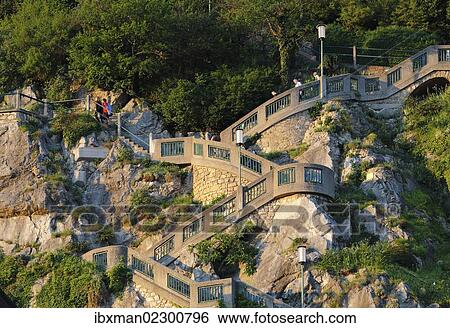 "Schlossbergstiege, castle hill stairs, Graz, Styria, Austria, Europe, PublicGround, Europe" View Large Photo Image Stock Photograph - "Schlossbergstiege, castle hill stairs, Graz, Styria, Austria, Europe, PublicGround, Europe". Fotosearch