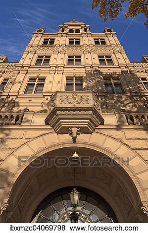 "Schwerin Castle, built from 1845 to 1857, romantic Historicism, from the castle grounds, Schwerin, Mecklenburg-Western Pomerania, Germany, Europe" View Large Photo Image Stock Photo - "Schwerin Castle, built from 1845 to 1857, romantic Historicism, from the castle grounds, Schwerin, Mecklenburg-Western Pomerania, Germany, Europe". Fotosearch
