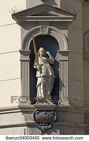 "Sculpture of Justitia on the baroque town hall, Luneburg, Lower Saxony, Germany, Europe" View Large Photo Image Stock Image - "Sculpture of Justitia on the baroque town hall, Luneburg, Lower Saxony, Germany, Europe". Fotosearch