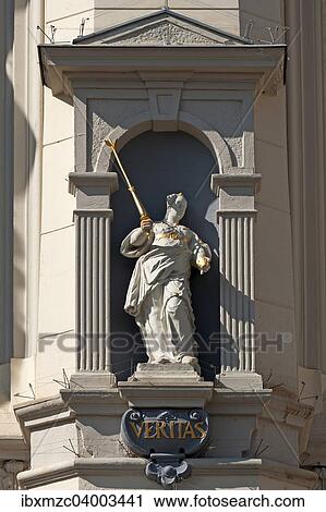 "Sculpture of Veritas, goddess of Truth, on the baroque town hall, Luneburg, Lower Saxony, Germany, Europe" View Large Photo Image Stock Image - "Sculpture of Veritas, goddess of Truth, on the baroque town hall, Luneburg, Lower Saxony, Germany, Europe". Fotosearch