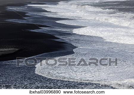 "Sea, beach at Cape Dyrholaey, Iceland, Europe" View Large Photo Image Stock Image - "Sea, beach at Cape Dyrholaey, Iceland, Europe". Fotosearch