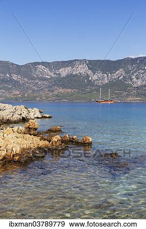 "Sedir island, Marmaris, Gulf of Gokova, Aegean, Mugla Province, Turkey, Asia" View Large Photo Image Stock Photo - "Sedir island, Marmaris, Gulf of Gokova, Aegean, Mugla Province, Turkey, Asia". Fotosearch